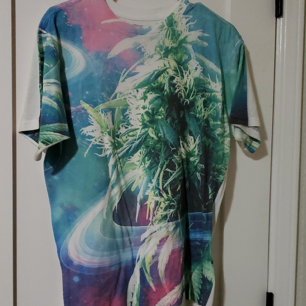 Spencer's Multicolor Tie-Dye Pot T-Shirt